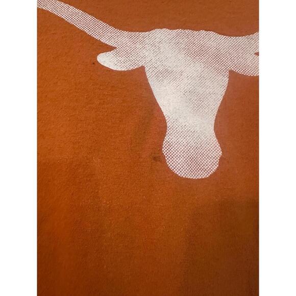 Longhorn Mens XL Burnt Orange Collegiate Long Sleeve Tee Texas Logo Gameday - Picture 4 of 6